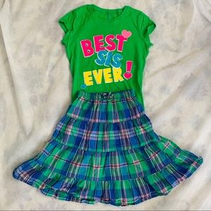 Shirt and Skirt Set for Girls